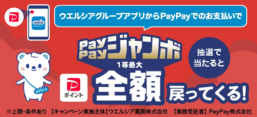 PayPay-2023年9月キャンペーン-ウエルシア