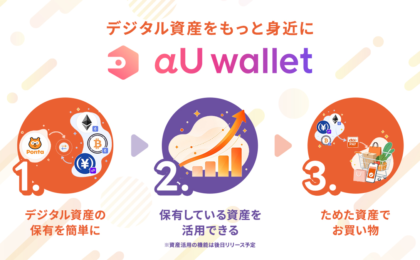 au PAYアプリでPontaポイントを暗号資産に、αU wallet開始