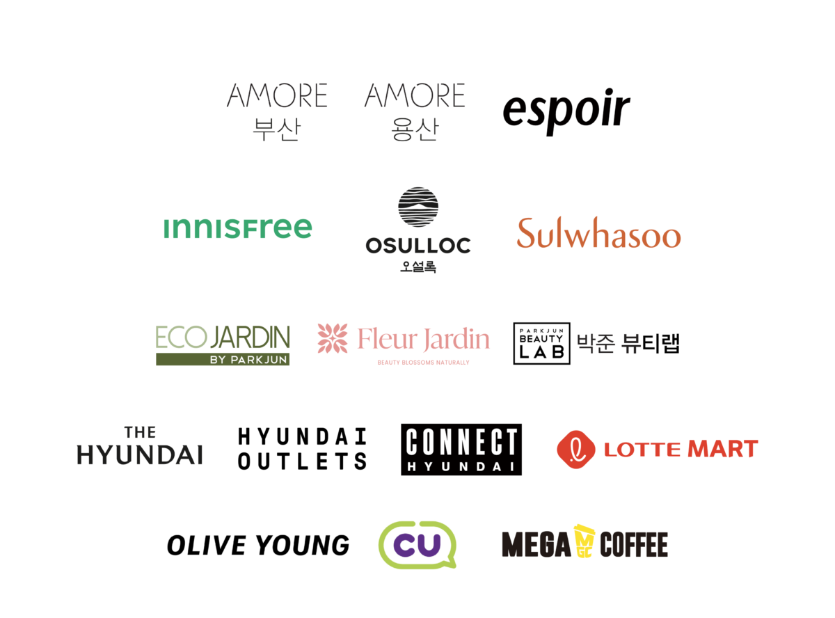 韓国まるトクプランの対象特約店ラインナップ
