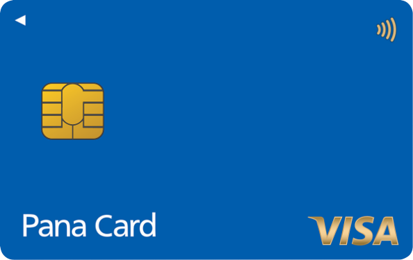 Pana Card(パナカード)の券面デザイン